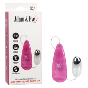 A&E Vibrating Silver Bullet 2.0 - Egg Vibrator - AdamEve - Vibrators