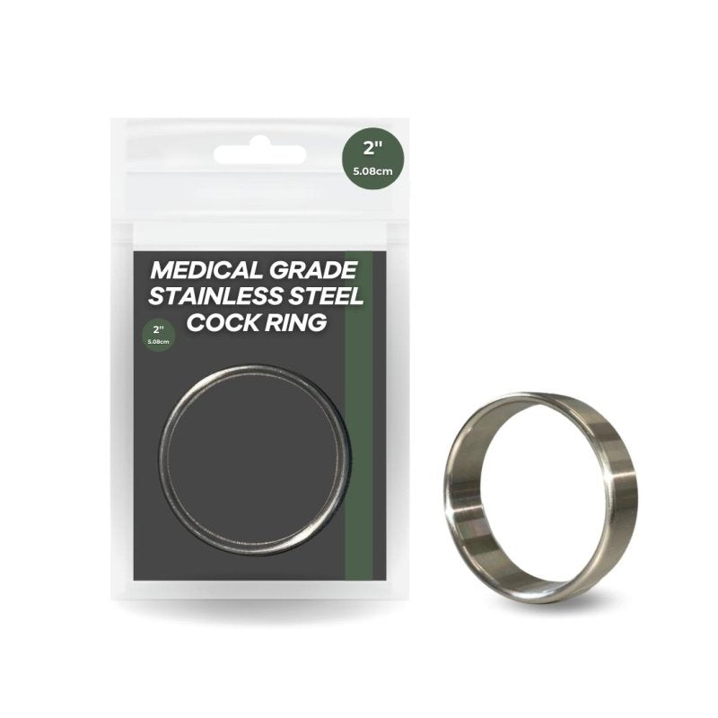 AAPD 2" Medical Grade Stainless Steel Cock Rings