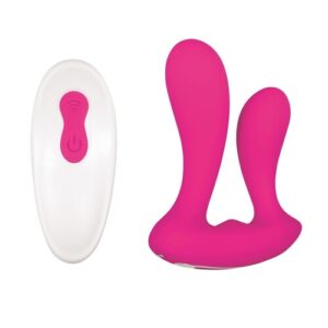 Adam and Eve Dual Entry Vibrator With Remote Control - Vibrators