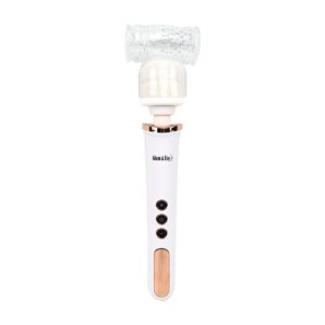 Adam & Eve Magic Massager Rechargeable Rose Gold Edition With Turbo Stroker Attachment - Vibrators