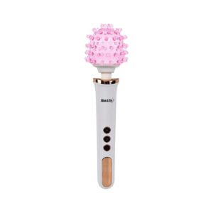 Adam & Eve Magic Massager Rechargeable Rose Gold Edition With Wanderful Tingler Nubby Wand Attachment - Vibrators