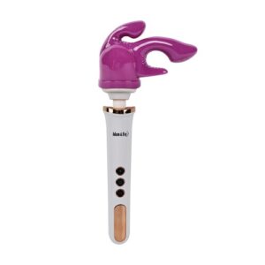 Adam & Eve Magic Massager Rechargeable Rose Gold Edition With Wanderful Triple Threat Wand Attachment - Vibrators