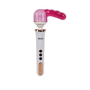 Adam & Eve Magic Massager Rechargeable Rose Gold With Pink Probe Attachment - Vibrators