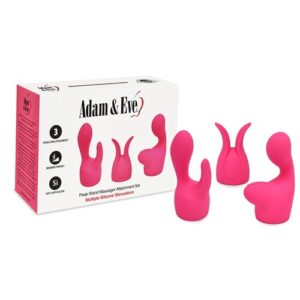 Adam & Eve Peak Wand Massager Attachment Set - Vibrators
