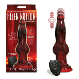 Alien Nation Fire Dragon Thrusting Fantasy Dong with Remote