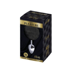 Alive Metal Fluffy Plug Black M