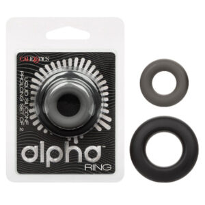 Alpha Liquid Silicone Prolong Set Of 2 Cock Ring