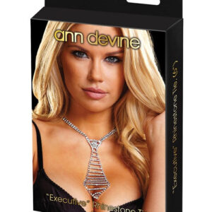 Ann Devine Executive Rhinestone Tie (6")