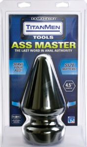 Ass Master Giant Butt Plug (Black)