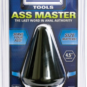 Ass Master Giant Butt Plug (Black)