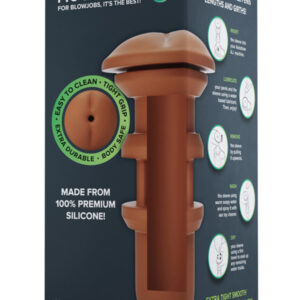 Autoblow A.I. Silicone Anus Sleeve - Brown