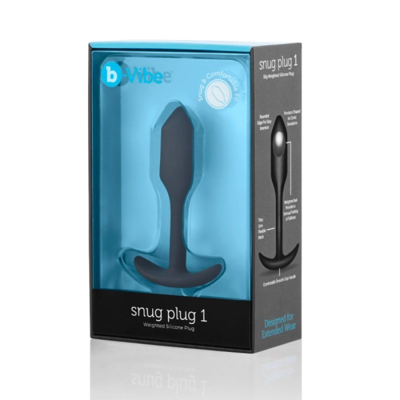 b-Vibe Snug Plug 1 Black