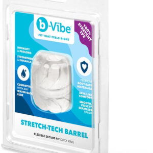 b-Vibe Stretch-Tech Barrel - Ultra Stretchy Cock Ring