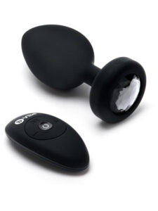 b-Vibe Vibrating Jewel Plug XXL Black b-Vibe Vibrating Jewel Plug XXL Black