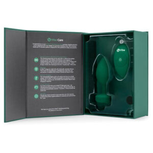 b-Vibe Vibrating Jewels Remote Control Plug M/L Emerald