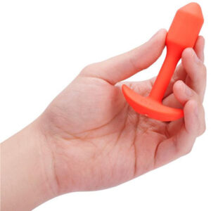 b-Vibe Vibrating Snug Plug Small Orange (size 1)