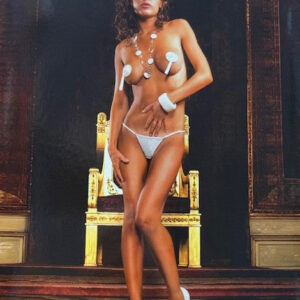 Baci Adjustable Mesh Thong White