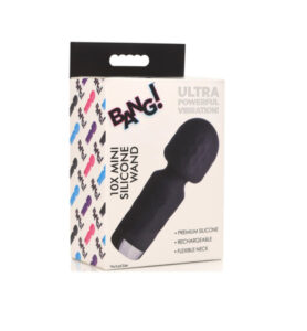 Bang! 10X Mini Silicone Wand - Black