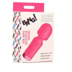 Bang! 10X Mini Silicone Wand - Pink