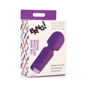 Bang! 10X Mini Silicone Wand - Purple