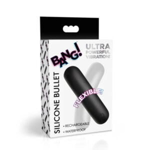 Bang! Flexible Silicone Bullet - Black