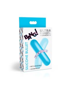 Bang! Flexible Silicone Bullet - Blue