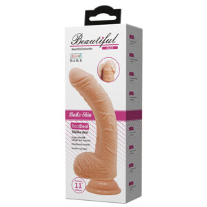 Beautiful Encounter Alex 11'' G-Spot Curved with Suction Base Dildo