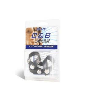 Blue Line 8 style ball divider Cock Ring Blue Line 8 style ball divider Cock Ring