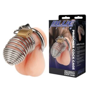 Blue Line Prisoner Cock Cage Cock Ring (BLM5028) Blue Line Prisoner Cock Cage Cock Ring (BLM5028)