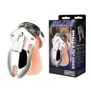 Blue Line Small 2.75" Cock Humiliation Chastity Cage Cock Ring Blue Line Small 2.75" Cock Humiliation Chastity Cage Cock Ring