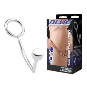 Blue Line Stainless Steel Anal Hook & Cock Ring
