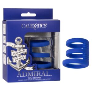 Calexotics Admiral Triple Cock Cage Cock Ring