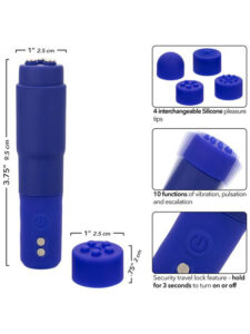 CalExotics Kyst Mega-Mite Wand Massager - Purple