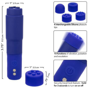 CalExotics Kyst Mega-Mite Wand Massager - Purple