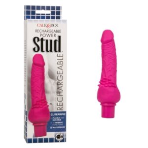 Calexotics Power Stud Cliterrific Rechargeable - Pink Dildo