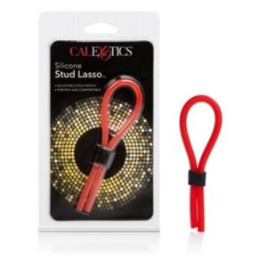 Calexotics Silicone Stud Lasso - Red Cock Ring