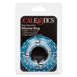 Calexotics Steel Beaded Silicone Ring Large