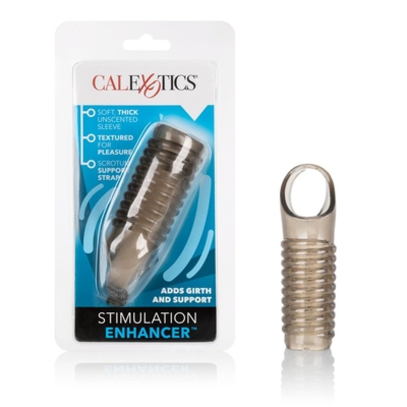 Calexotics Stimulation Enhancer Smoke Ridged Cock Ring