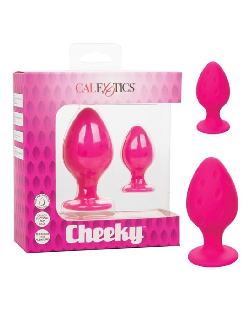 Cheeky Pink Anal Toy Twin Pack by CalExotics