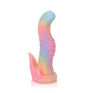 ClubX Mythos Cocks Scaled Fury Glow in Dark Blue Pink Yellow