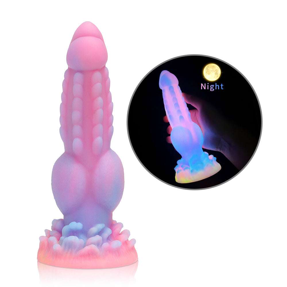 ClubX Mythos Cocks Wild Dog Glow in Dark Blue Pink Yellow