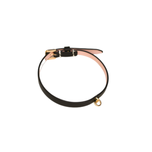 COLLAR NARROW SMALL LINK BLACK
