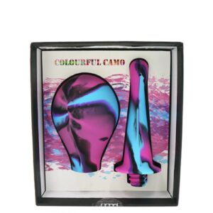 Colourful Camo Douche Anal Toy