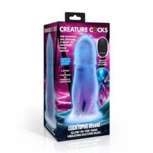Creature Cocks Cocktopus Deluxe Glow-in-the-Dark Vibrating Silicone Dildo