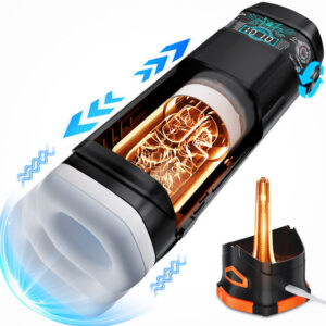 CyberSkin The Titan - Black USB Rechargeable Thrusting & Vibrating Auto Masturbator with Heater CyberSkin The Titan - Black USB Rechargeable Thrusting & Vibrating Auto Masturbator with Heater
