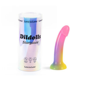 Dildolls Stargazer Glitter Silicone Dildo by Love to Love