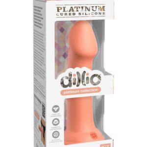 Dillio Platinum Big Hero 6in Peach Dildo