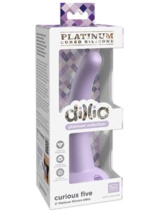 Dillio Platinum Curious Five 5in Purple Dildo