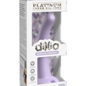 Dillio Platinum Curious Five 5in Purple Dildo
