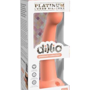 Dillio Platinum Secret Explorer 6in Peach Dildo